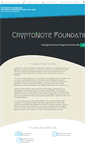 Mobile Screenshot of cryptonotefoundation.org